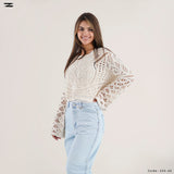 Women Sabrina Guipure Poncho