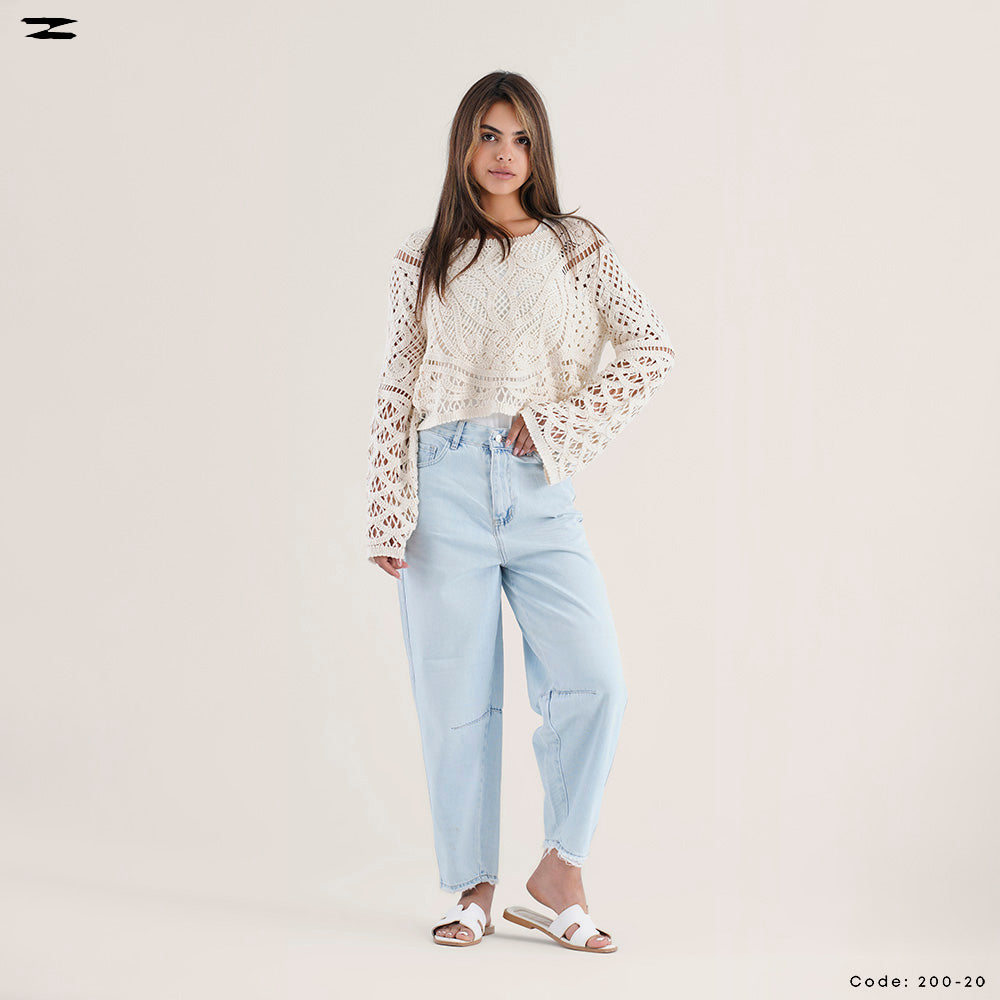 Women Sabrina Guipure Poncho