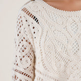 Women Sabrina Guipure Poncho