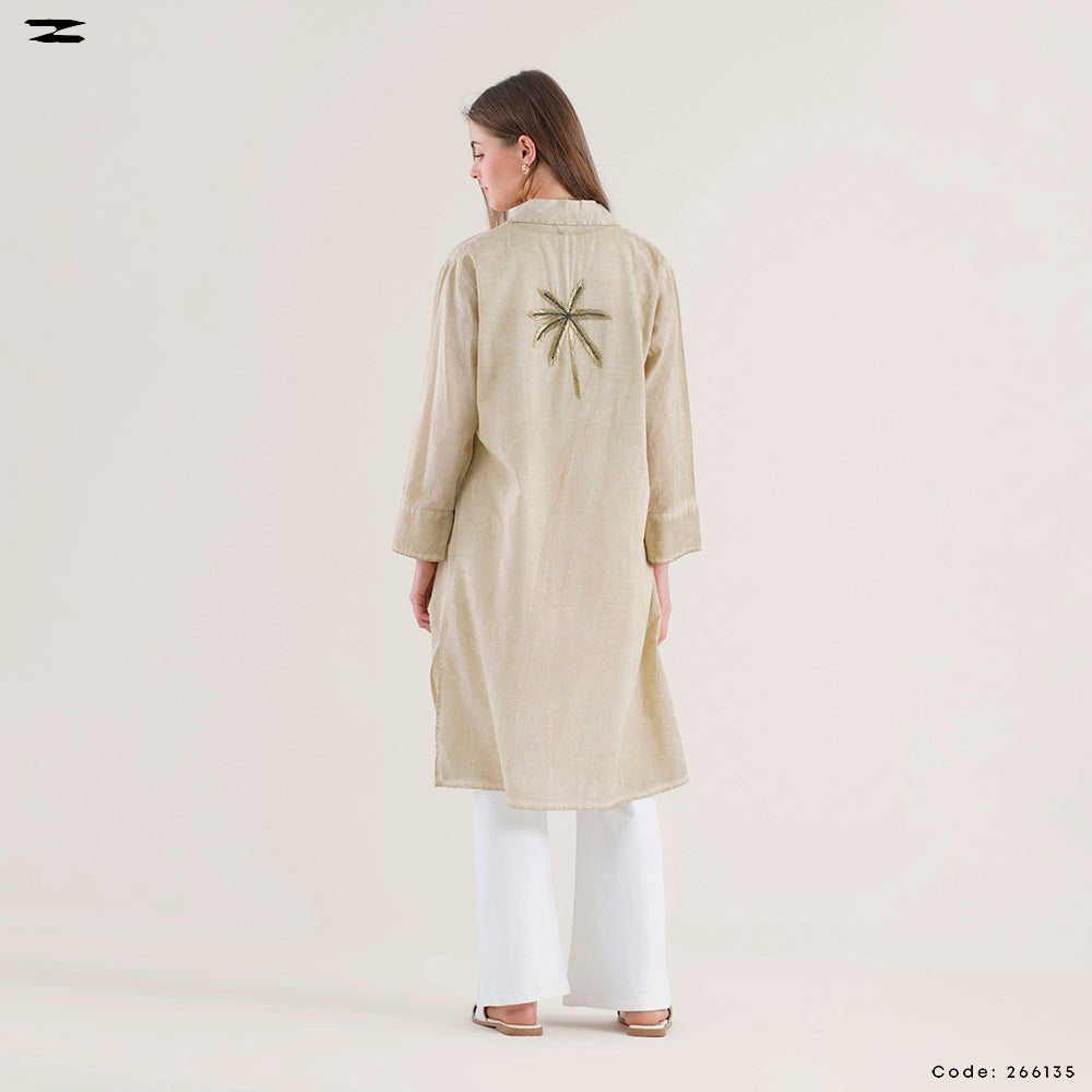Oversized Long Shirt Dress