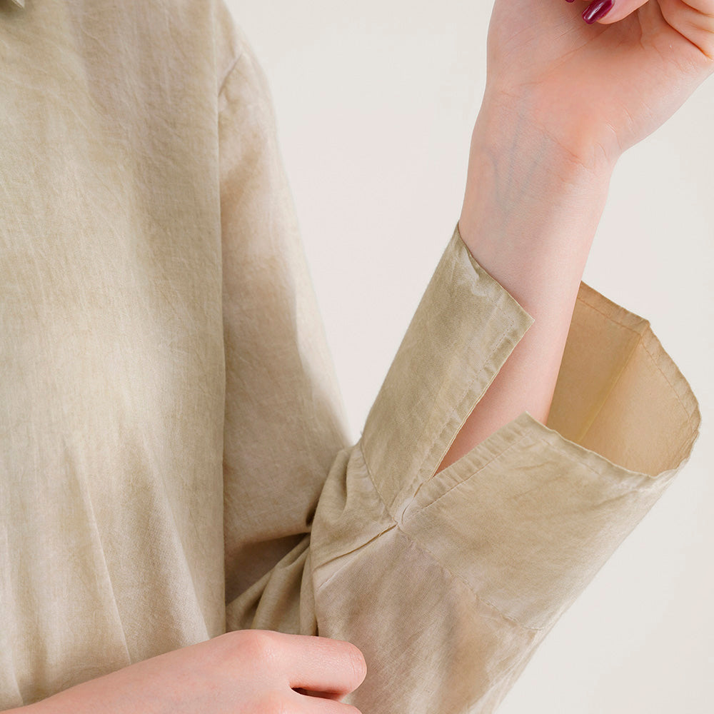 Oversized Long Shirt Dress