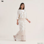 Load image into Gallery viewer, Women Voile Jacket &amp; Skirt Set