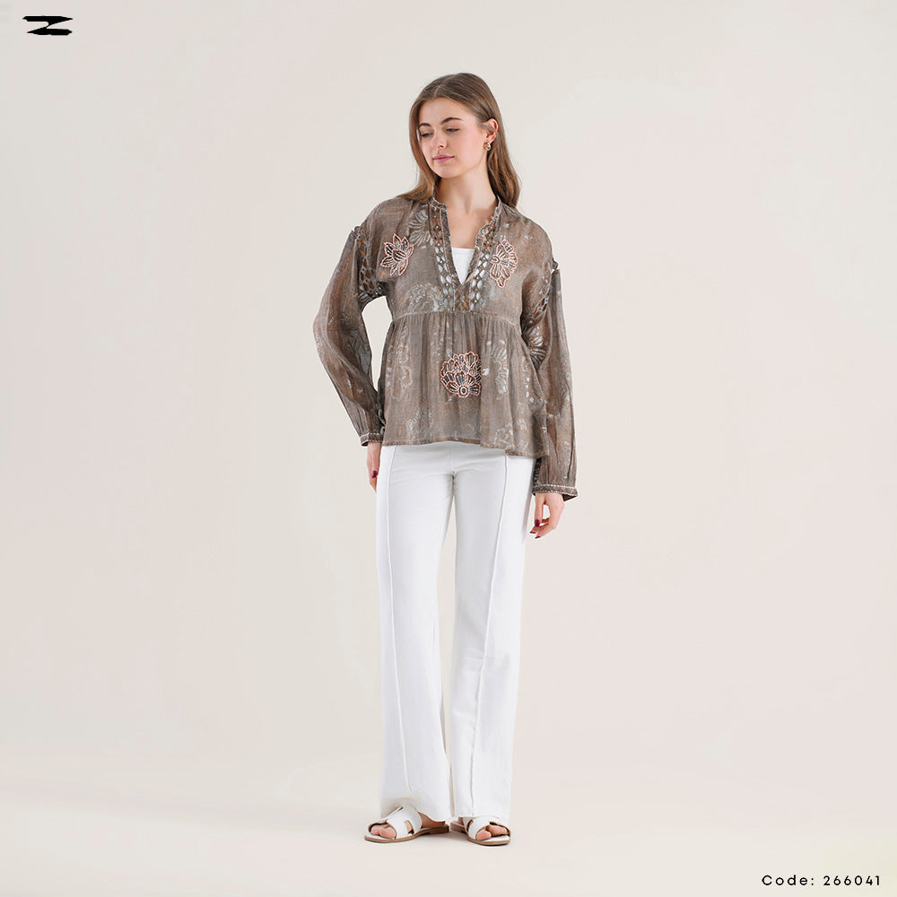 Handcrafted Printed Blouse