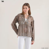 Handcrafted Printed Blouse