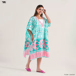 Load image into Gallery viewer, Tropical Pattern Kaftan Top
