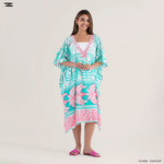 Load image into Gallery viewer, Tropical Pattern Kaftan Top