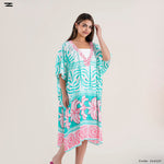 Load image into Gallery viewer, Tropical Pattern Kaftan Top