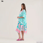 Load image into Gallery viewer, Tropical Pattern Kaftan Top