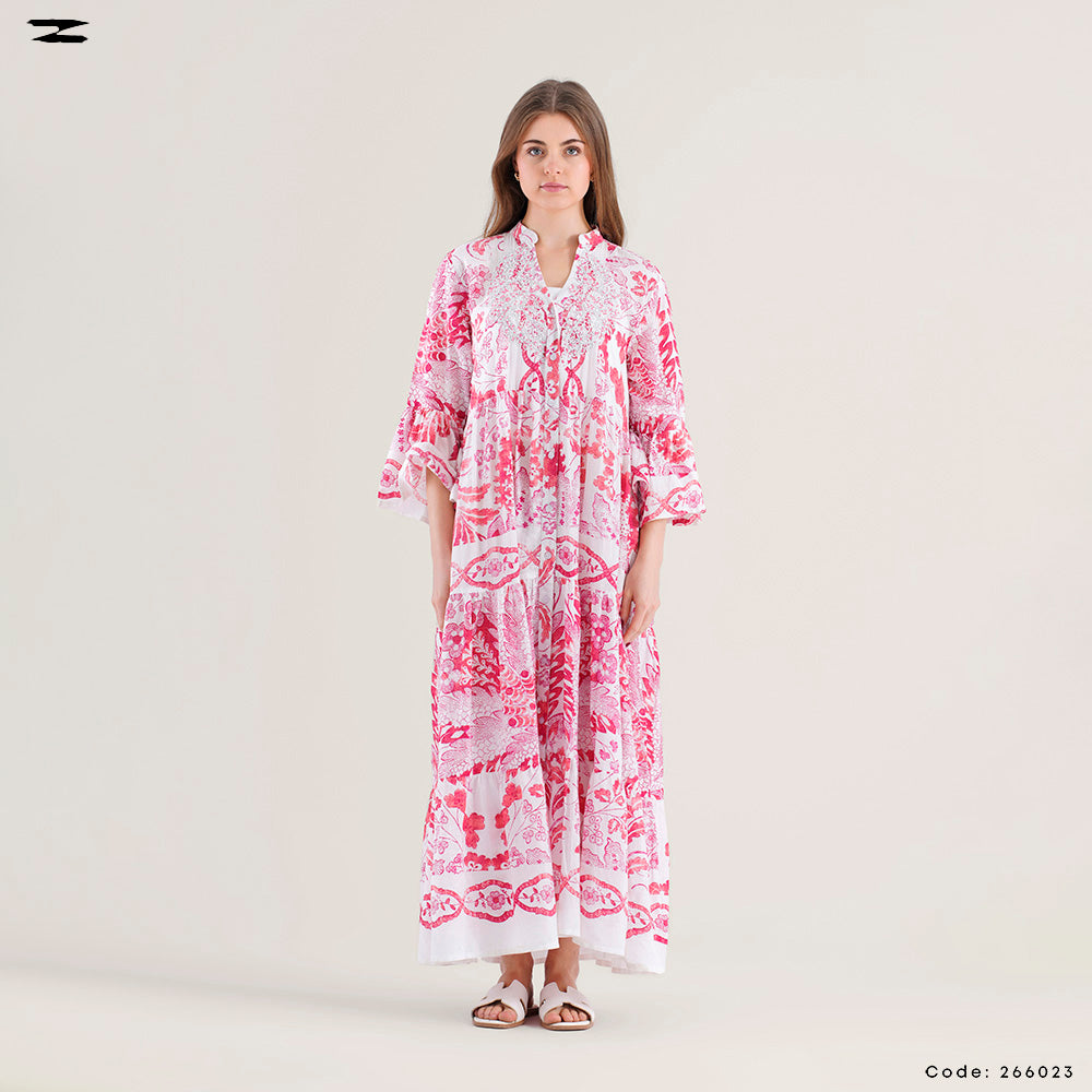 Women Printed Panda Maxi Dress
