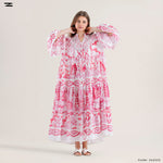 Load image into Gallery viewer, Women Printed Panda Maxi Dress