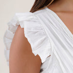 Load image into Gallery viewer, Tiered Lace V-Neck Dress