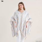 Load image into Gallery viewer, Striped Fringe Poncho