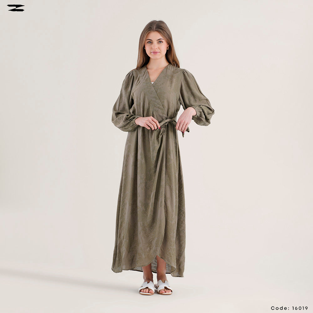 Wrap Style Long Cardigan