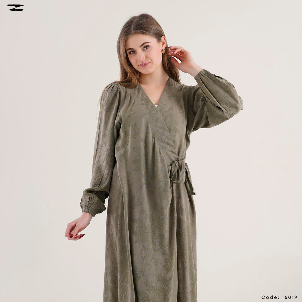Wrap Style Long Cardigan
