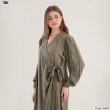 Wrap Style Long Cardigan