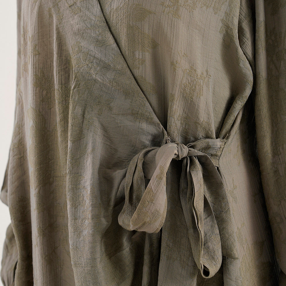 Wrap Style Long Cardigan