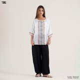Casual Patterned Wide Top