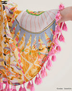 Load image into Gallery viewer, Printed Bell Sleeve Maxi Dress
