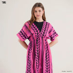 Load image into Gallery viewer, Women Printed Short Sleeve Dress