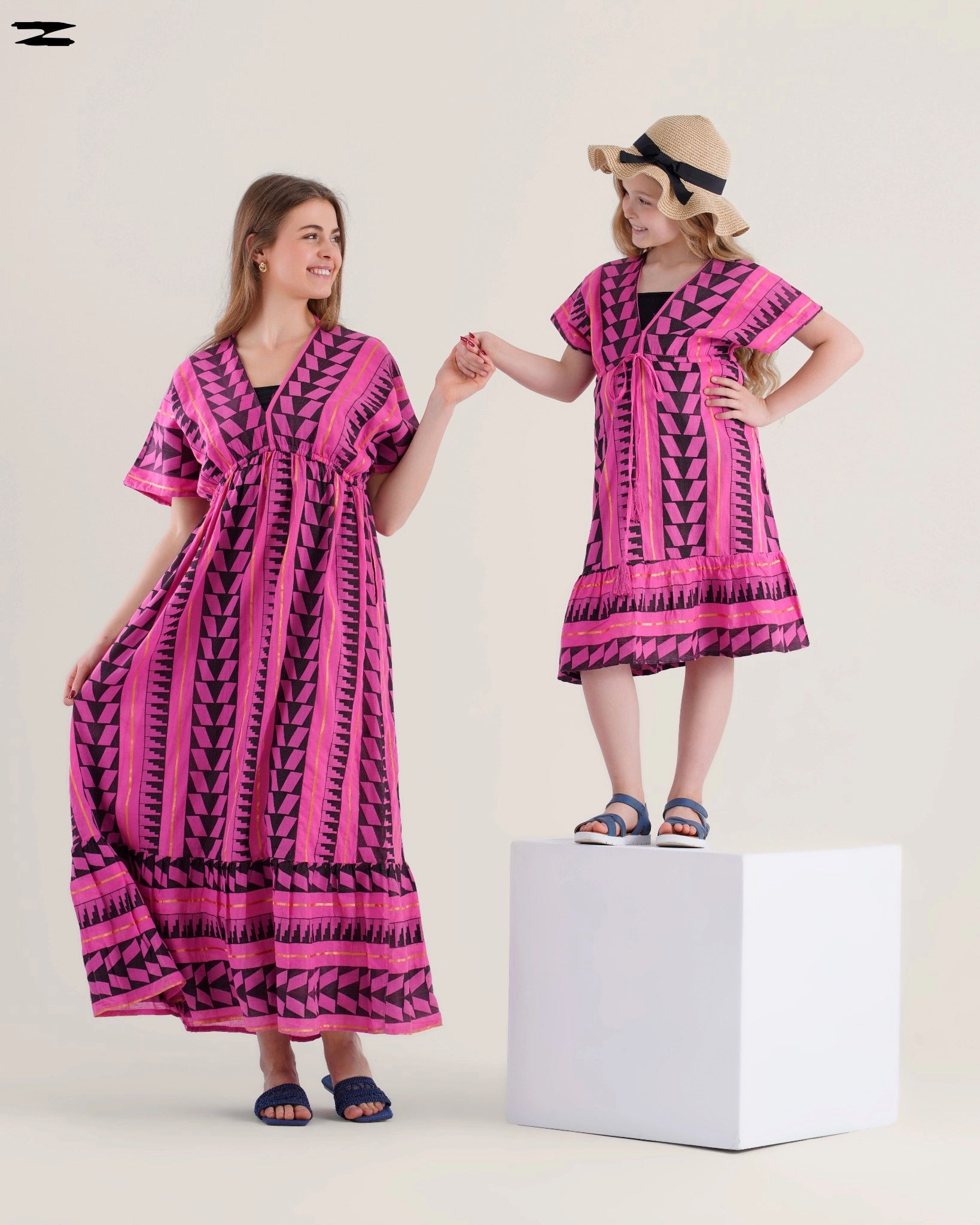 Women Printed Short Sleeve Dress