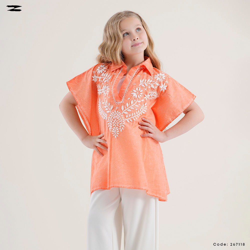Patterned Short Sleeve Shirt