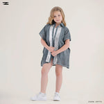 Load image into Gallery viewer, Sequin Stripe Poncho Top