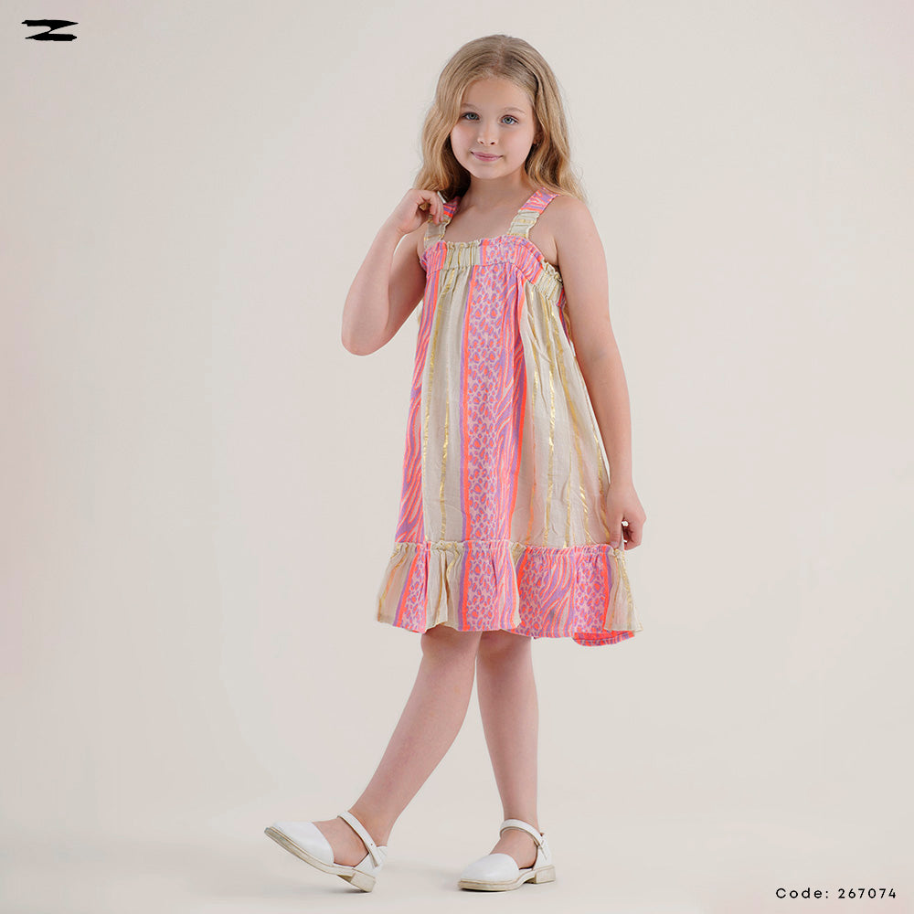 Printed Strap Dress