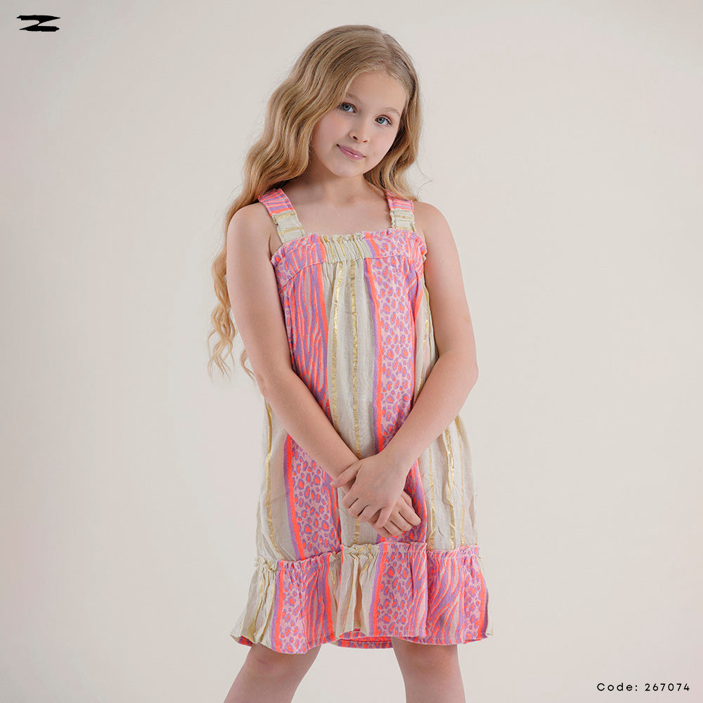 Printed Strap Dress