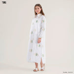 Load image into Gallery viewer, Embroidered Eye Print Shirt Dress