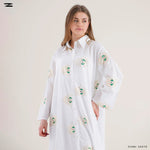 Load image into Gallery viewer, Embroidered Eye Print Shirt Dress