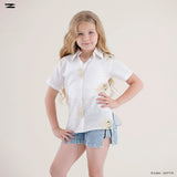 Eye Detail Short Sleeve Shirt