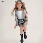 Load image into Gallery viewer, Striped Linen Vest and Shorts Set with Inner Top