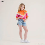 Load image into Gallery viewer, Tie-Dye Linen Shirt with Brooch