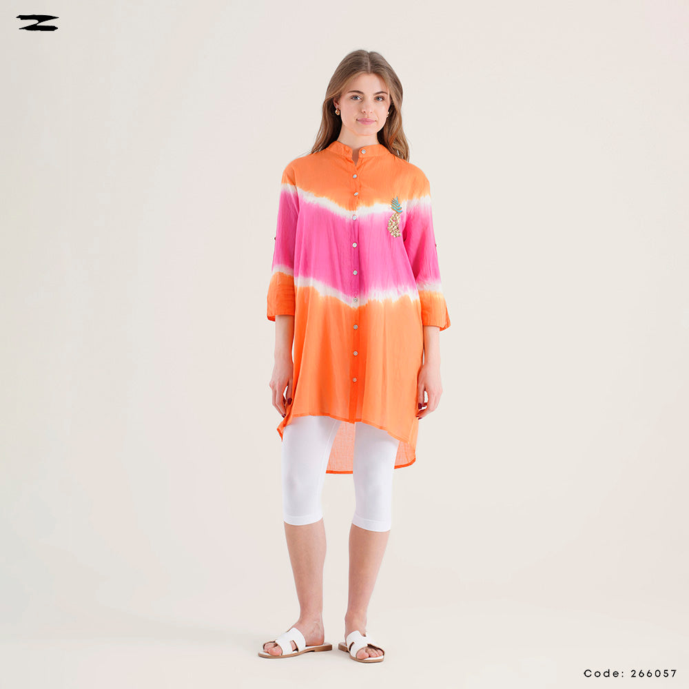 Pineapple Detail Printed Shirt