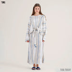 Load image into Gallery viewer, Striped Button Top