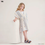 Girls Wrap Poncho Dress