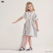 Girls Wrap Poncho Dress