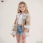 Load image into Gallery viewer, Patterned Peplum Shirt