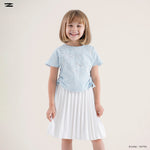 Load image into Gallery viewer, Side Tie Eyelet Blouse