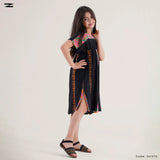 V-Neck Pattern Dress