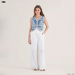Load image into Gallery viewer, Women Floral Embroidered Vest