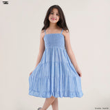 Striped Tiered Strap Dress