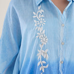 Load image into Gallery viewer, Embroidered Gradient Poncho