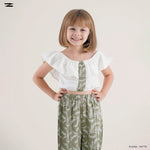 Load image into Gallery viewer, Solid Blouse and Floral Pants Set