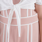 Load image into Gallery viewer, Tie-Front Wide-Leg Jumpsuit Twin