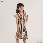 Load image into Gallery viewer, V-Neck Tie Front Dress