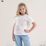 Badge Detail Graphic T-Shirt