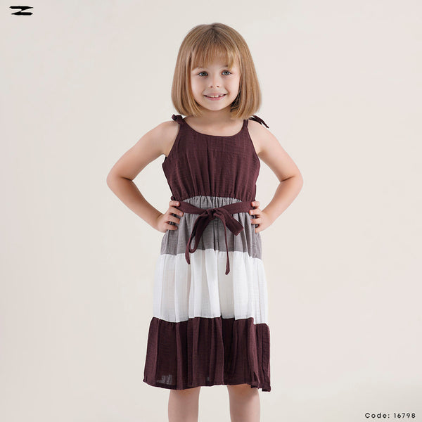 Color Block Sleeveless Dress