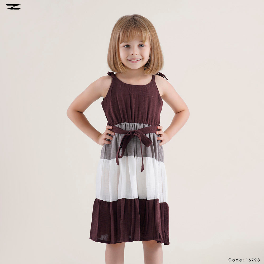 Color Block Sleeveless Dress