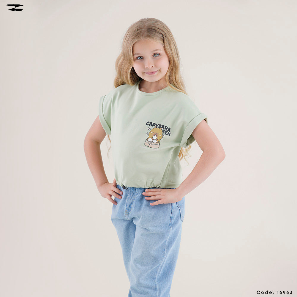 Capybara Print T-Shirt